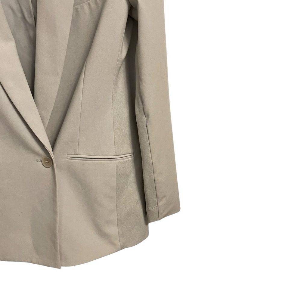 BCBGMAXAZRIA Bailey Blazer Pearl Grey Double Breasted Tailored Jacket Small - Picture 5 of 8
